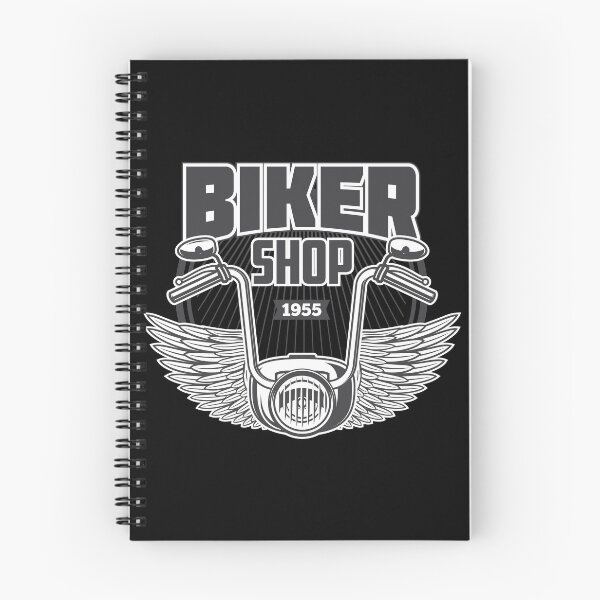 Item preview, vintage biker shop designed and sold by Joncasmiart.
