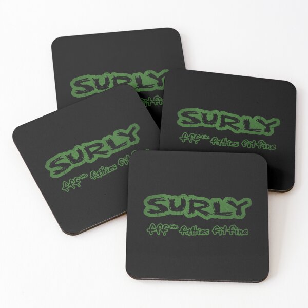 Item preview, Surly “Fatties Fit Fine” Distressed Logo – Fat Bike Culture Classic designed and sold by collectees1.