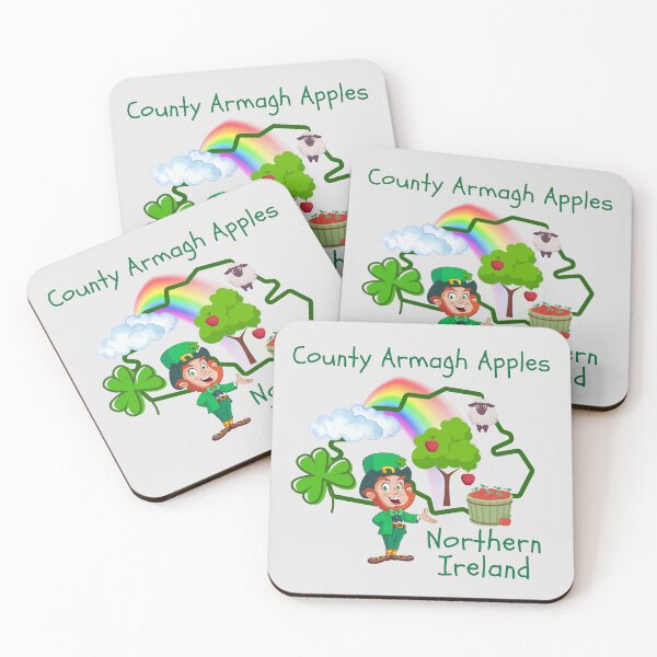 Item preview, County Armagh apples are found at the end of a rainbow. designed and sold by MPC-Mince-Pies.
