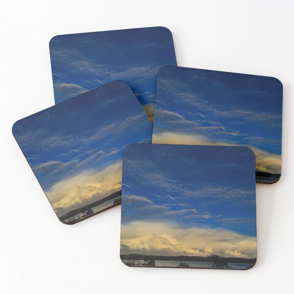 Item preview, Dawn Clouds over the harbour designed and sold by NZThrillVibes.