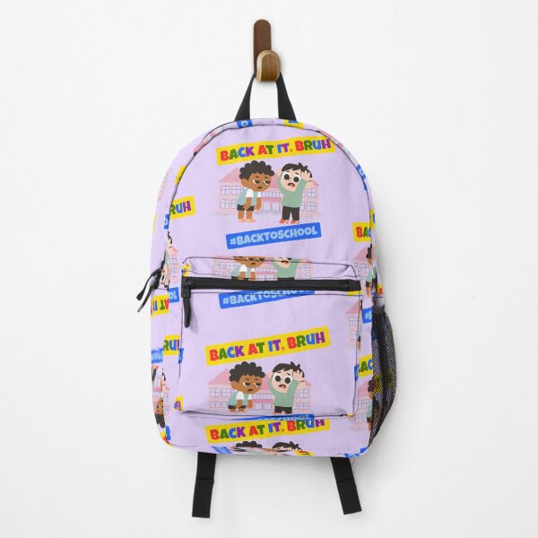 Item preview, Back At It, Bruh – Lavender designed and sold by buglevel.