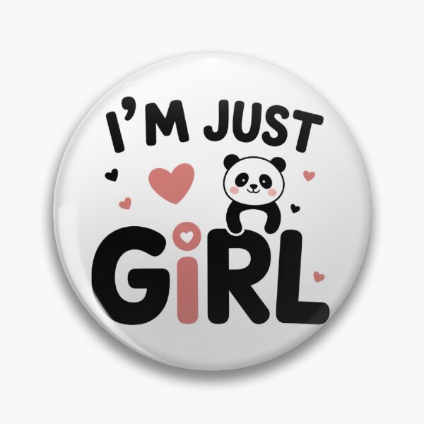 Item preview, I’m Just a Girl – Cute & Confident Design designed and sold by VargRunes.
