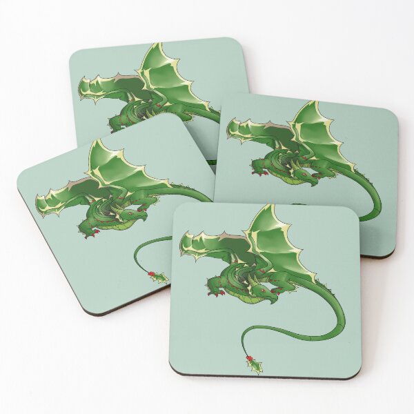 Item preview, Festive Holly Dragon designed and sold by LotteDraws.