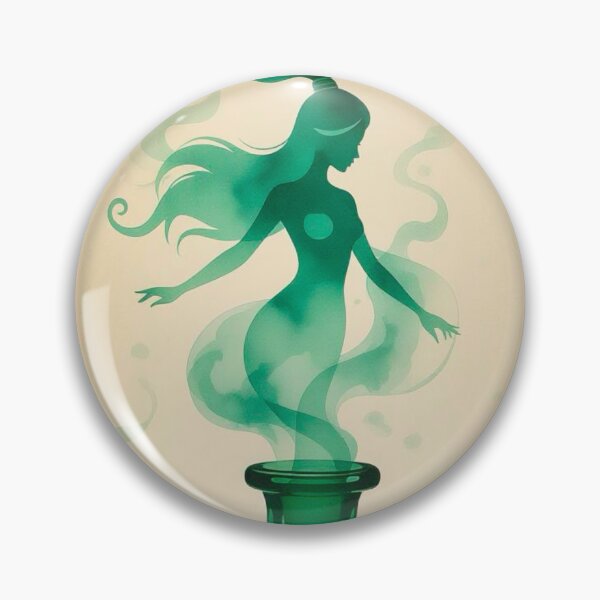 Item preview, Green Genie In A Bottle  designed and sold by MatrixTattoo.