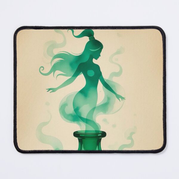Item preview, Green Genie In A Bottle  designed and sold by MatrixTattoo.