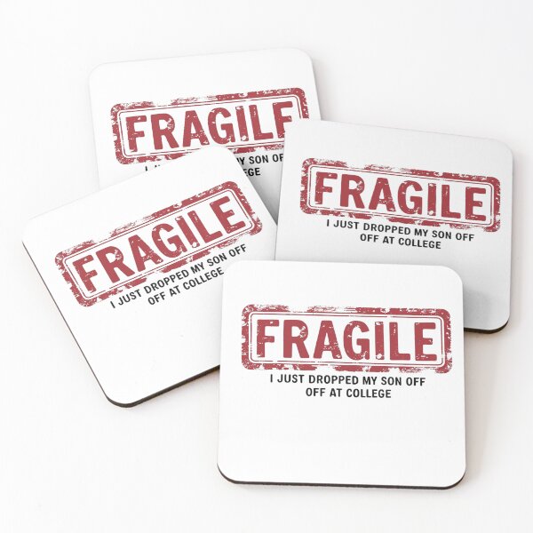 Item preview, Fragile – I Just Dropped My Son Off at College Shirt | Funny Parent Gift, Empty Nest Humor Tee designed and sold by TshirtFourYou ⭐⭐⭐⭐⭐.