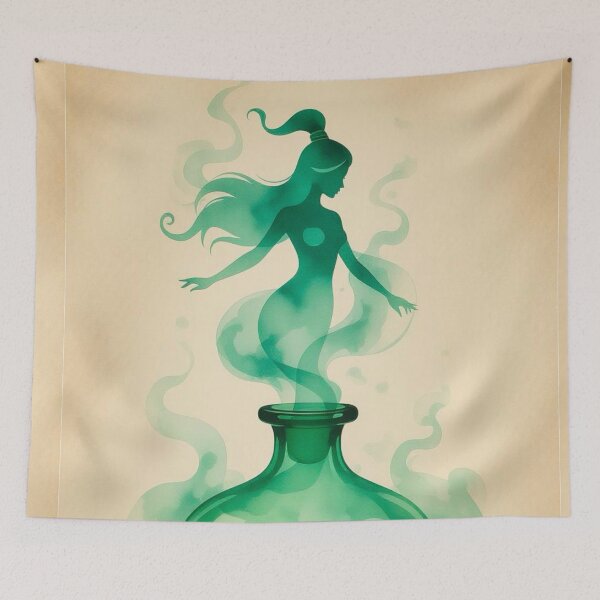 Item preview, Green Genie In A Bottle  designed and sold by MatrixTattoo.