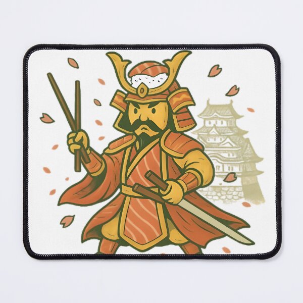 Item preview, Sushi Samurai Japanese Warrior Chef Chopstick Sword Kawaii designed and sold by Alchemy Ink.