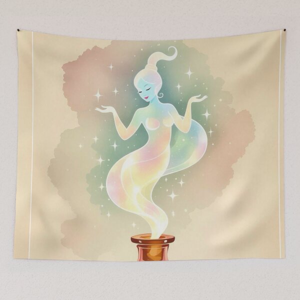 Item preview, Genie Wishes  designed and sold by MatrixTattoo.