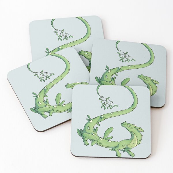 Item preview, Festive Mistletoe Dragon designed and sold by LotteDraws.