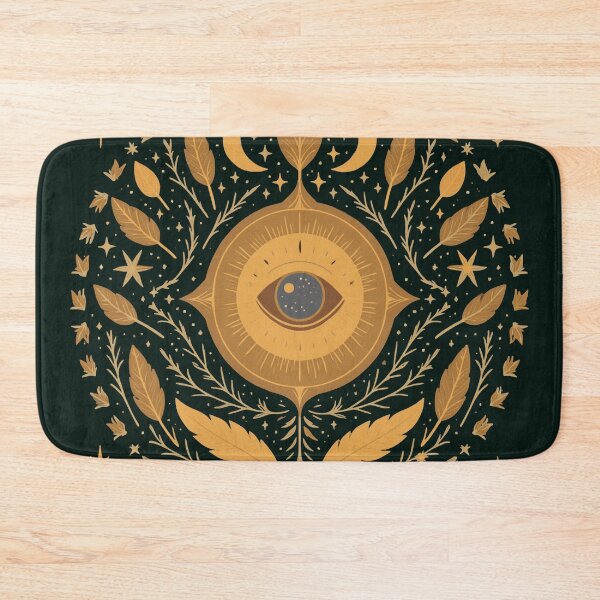 Item preview, Sacred Vision Bloom – Golden Cosmic Eye designed and sold by 	aluzia.design.