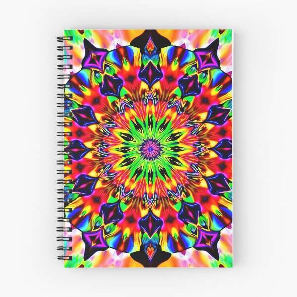 Item preview, Retro-Inspired Spiral Kaleidoscope Pattern designed and sold by HLPsychDesigns.
