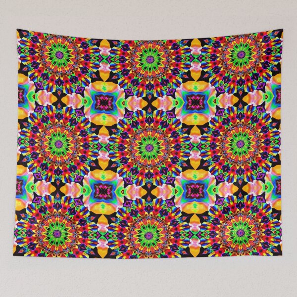 Item preview, Retro-Inspired Spiral Kaleidoscope Pattern designed and sold by HLPsychDesigns.