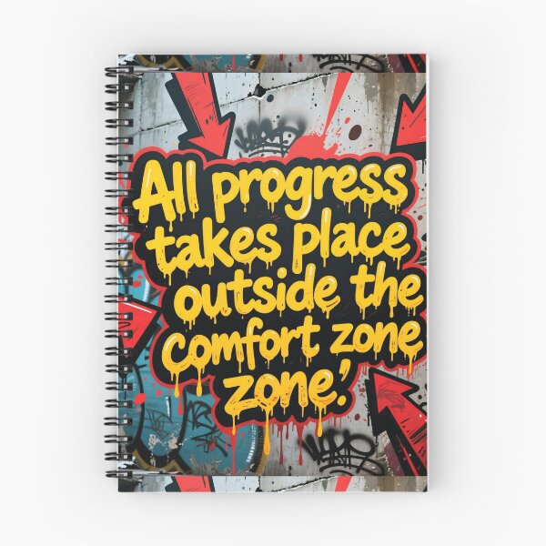 Item preview, “All progress takes place outside the comfort zone” designed and sold by casamomo.