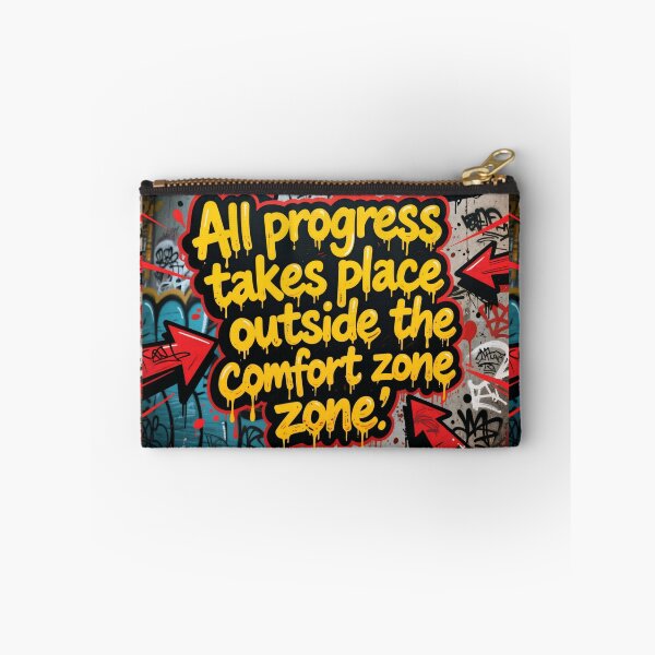 Item preview, “All progress takes place outside the comfort zone” designed and sold by casamomo.