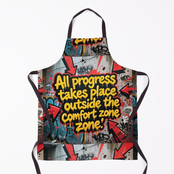 Item preview, “All progress takes place outside the comfort zone” designed and sold by casamomo.