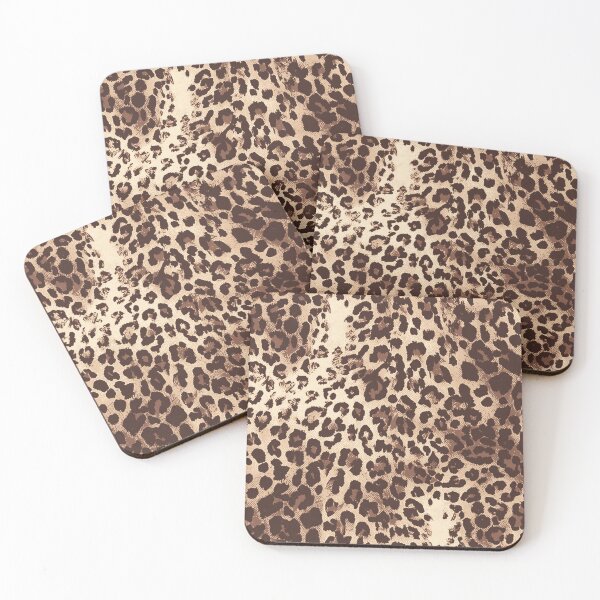 Item preview, Bold Classic Leopard Pattern Animal Print in Warm Brown and Tan Tones designed and sold by trajeado14.