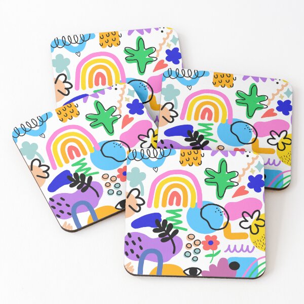 Item preview, Happy and colorful art designed and sold by juoctaviniarts.