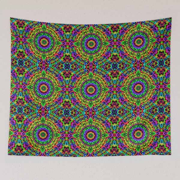 Item preview, Radiating Mandala Kaleidoscope Visual designed and sold by HLPsychDesigns.