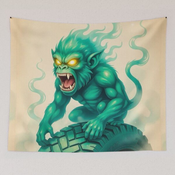 Item preview, Green Monkey  designed and sold by MatrixTattoo.
