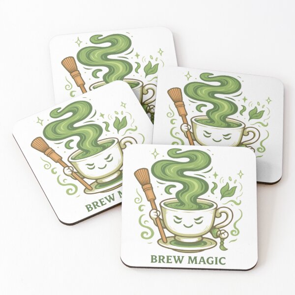 Item preview, Brew Magic Matcha Tea Cup Kawaii Japanese Green Tea Lover designed and sold by Alchemy Ink.