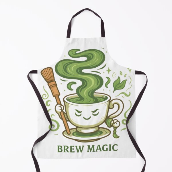Item preview, Brew Magic Matcha Tea Cup Kawaii Japanese Green Tea Lover designed and sold by Alchemy Ink.