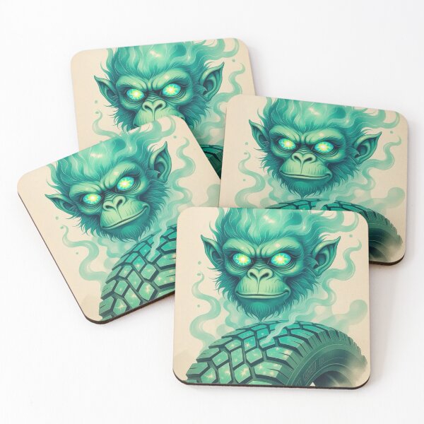 Item preview, Green Monkey Machine  designed and sold by MatrixTattoo.