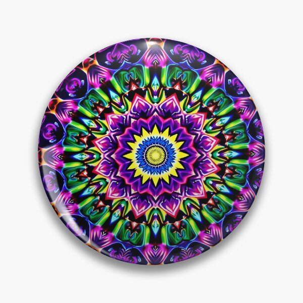 Item preview, Boho Psychedelic Kaleidoscope Style designed and sold by HLPsychDesigns.