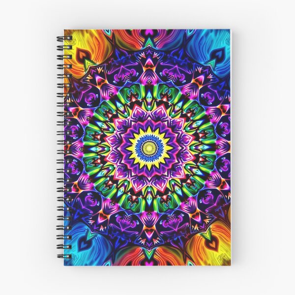 Item preview, Boho Psychedelic Kaleidoscope Style designed and sold by HLPsychDesigns.