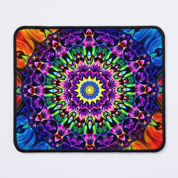 Item preview, Boho Psychedelic Kaleidoscope Style designed and sold by HLPsychDesigns.