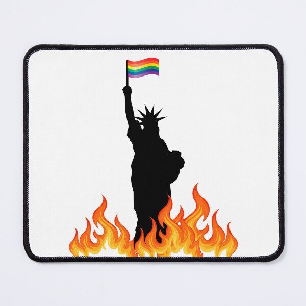Item preview, Statue of Liberty On Fire designed and sold by UnitedDems.