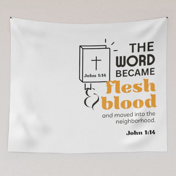 Item preview, The WORD became flesh designed and sold by Nathlee-R-Grant.