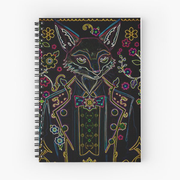 Item preview, Fox and Flower Motive Patern designed and sold by Kiofox.