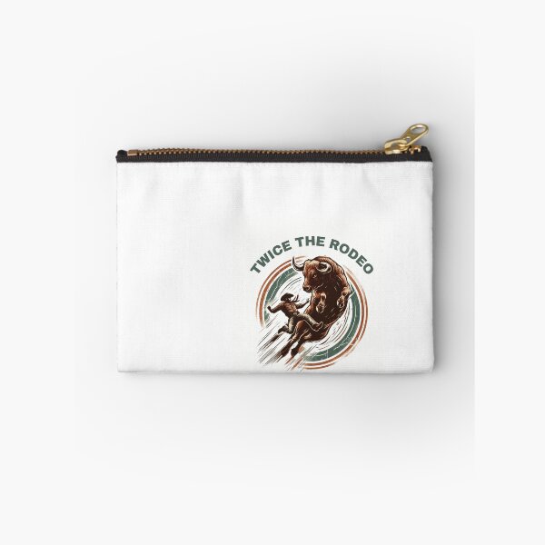 Item preview, Twice the Rodeo None the Wiser – Funny Cowboy Bull Ride  designed and sold by Cree8if.