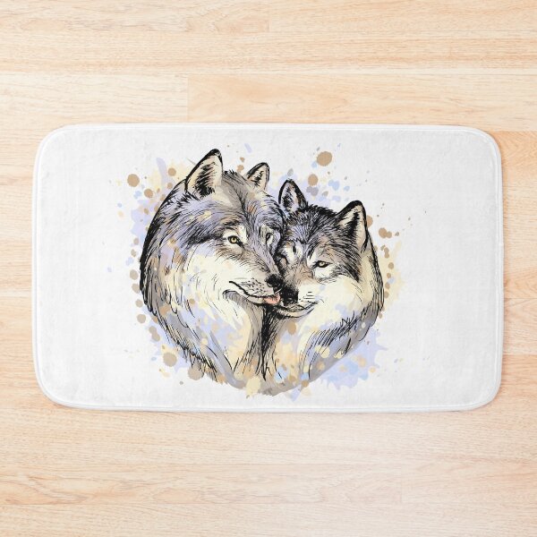 Item preview, Romantic Wolves – Love in the Wild T-Shirt designed and sold by GalaxyHaven.