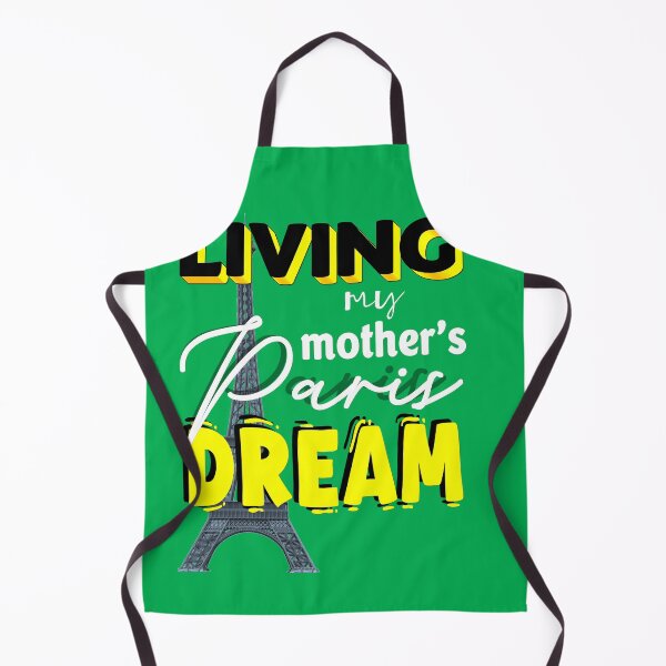 Item preview, Living my mother's Paris dream green -Yellow designed and sold by Nathlee-R-Grant.