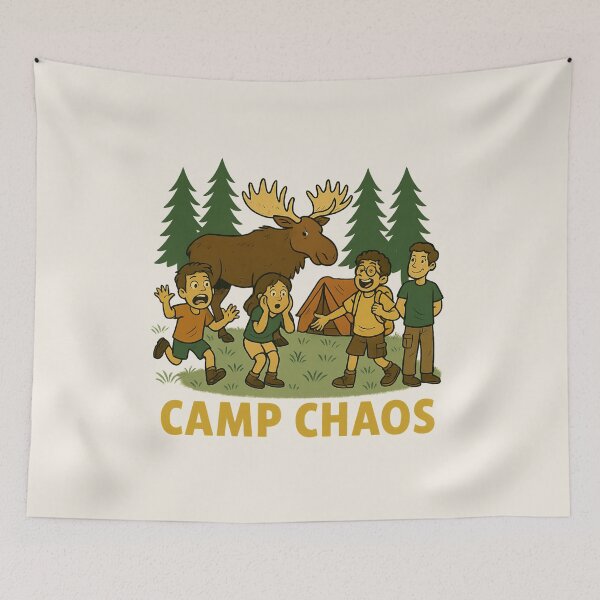 Item preview, Wild Moose Mayhem – Campground Rampage designed and sold by Camp Chaos by Wharf Wreckers.