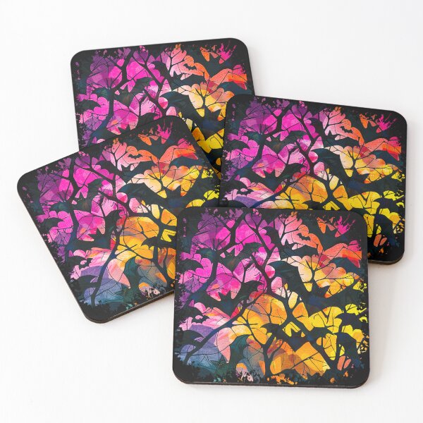 Item preview, Neon Halloween Bats- Black designed and sold by FoxfireStardust.