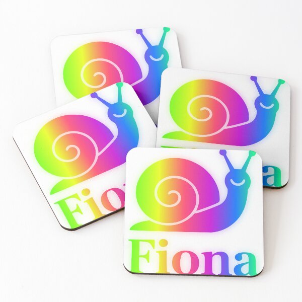 Item preview, Neon Rainbow Snail Fiona designed and sold by PragmaticP.