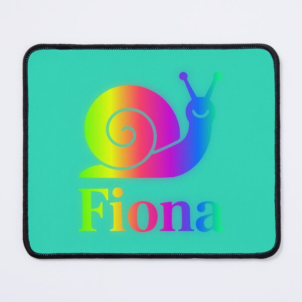 Item preview, Neon Rainbow Snail Fiona designed and sold by PragmaticP.