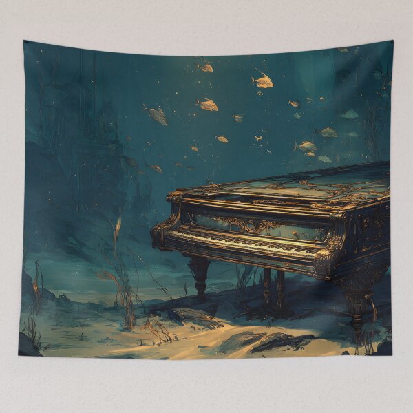 Item preview, The Forgotten Melody Beneath the Waves designed and sold by oanaunciuleanu.