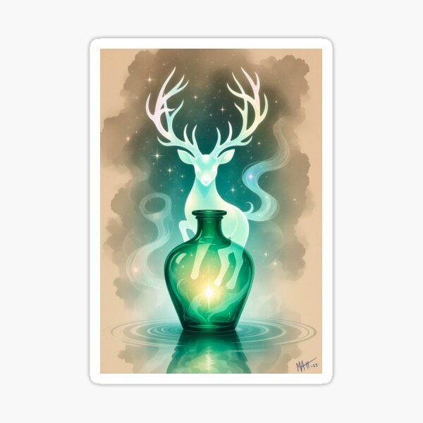 Item preview,  Magic Deer designed and sold by MatrixTattoo.