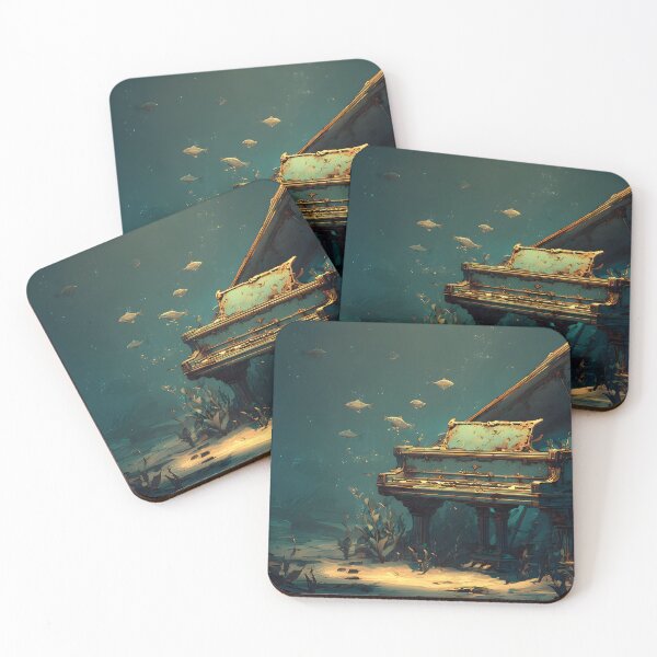 Item preview, The Forgotten Melody Beneath the Waves designed and sold by oanaunciuleanu.
