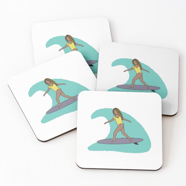 Item preview, Surfer Girl on a Wave designed and sold by derbyks.