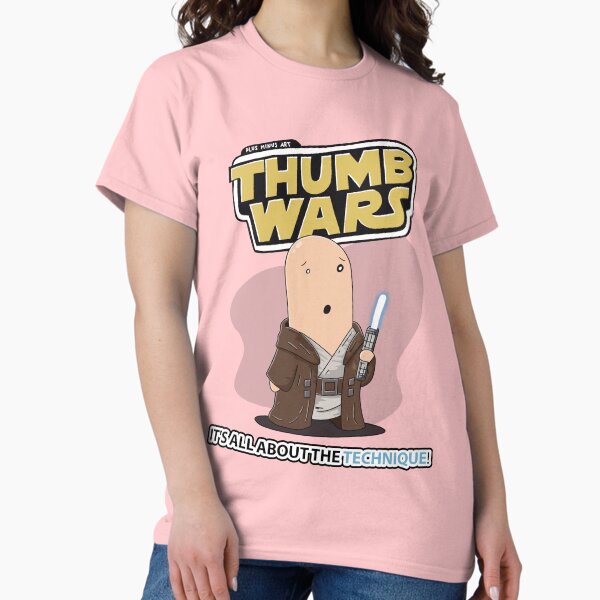 ThumbsUp - Thumb Wars - "It's all about the technique!" Jedi Classic T-Shirt