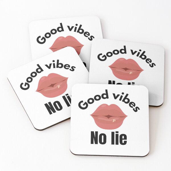 Item preview, GOOD VIBES NO LIE designed and sold by Pawprintgallary.