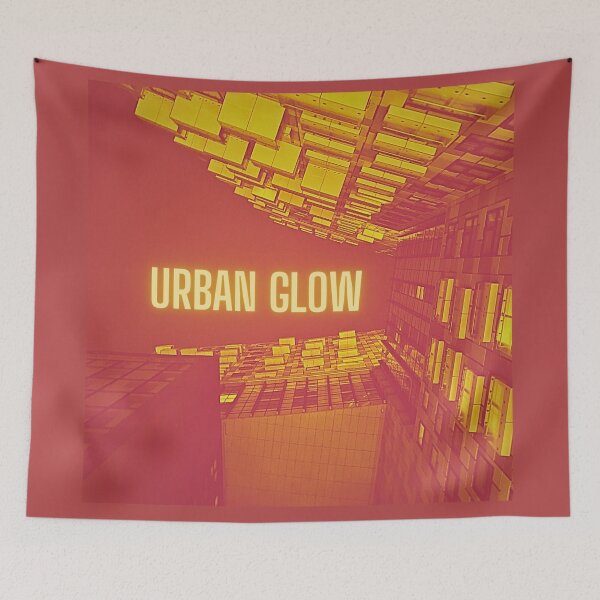 Item preview, Urban Glow – Futuristic Cityscape Photography with Neon Architecture designed and sold by Creative Mama.