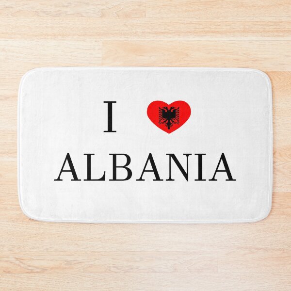 Item preview, I ❤️ ALBANIA designed and sold by silverowlet.
