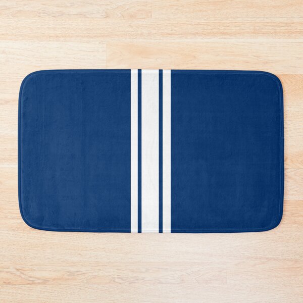 Item preview, Raya simple con dos rayas gruesas (blanco sobre azul de la Guardia) designed and sold by Racing Stripes Only.