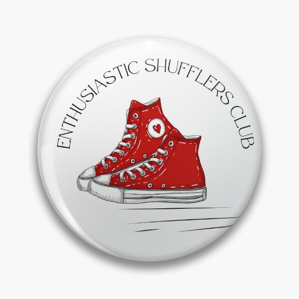 Item preview, Enthusiastic Shufflers Club – Retro Red High-Top Sneakers T-Shirt designed and sold by ChrisArnold.